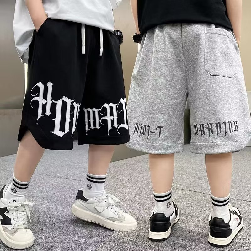 Quần short thể thao BXPB cotton dáng rộng thoải mái thời trang mùa hè cho bé 110-170