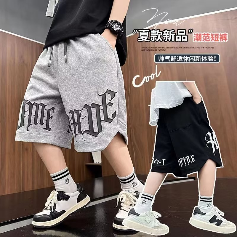 Quần short thể thao BXPB cotton dáng rộng thoải mái thời trang mùa hè cho bé 110-170