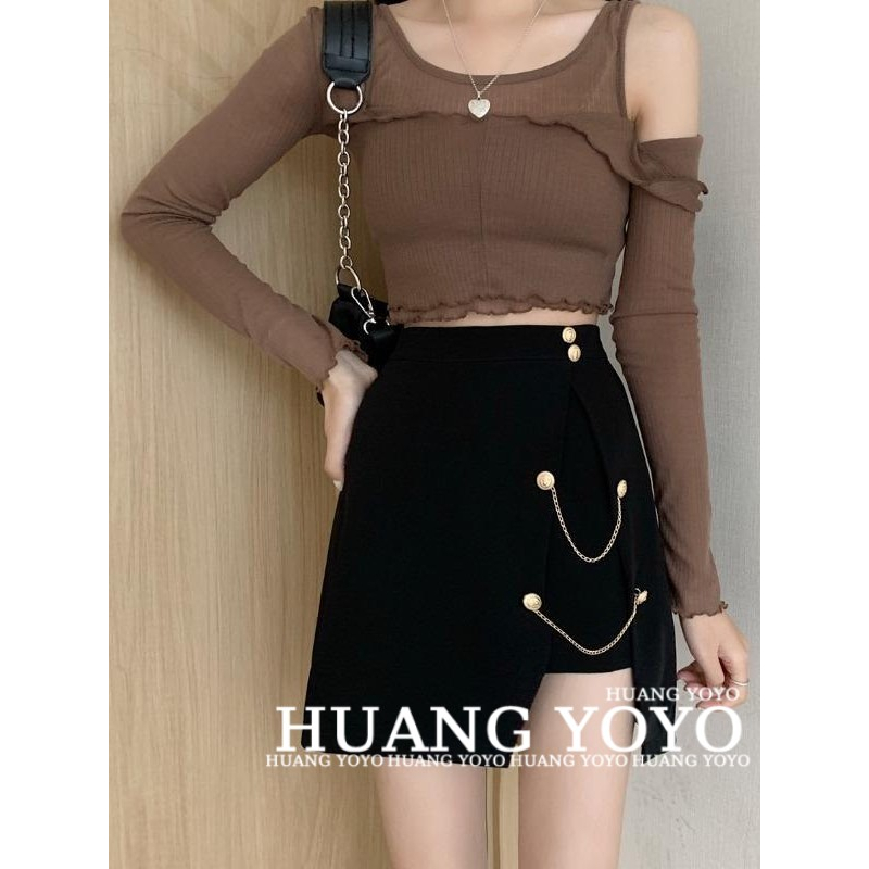 Chân váy jean Lưng Cao Thiết Kế Không Đồng Đều Thời Trang Mùa Hè Mới 2023