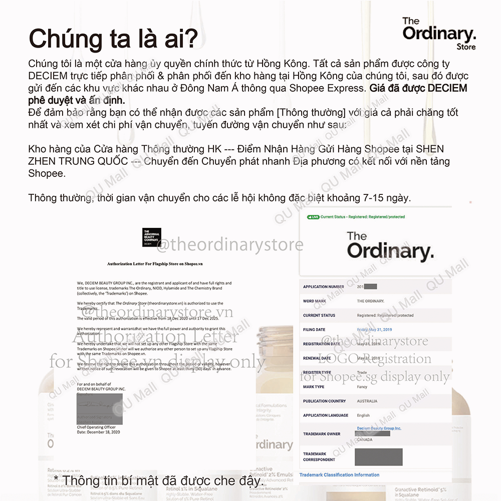 The Ordinary Niacinamide Serum B5 Axit Hyaluronic 2% + B5 / Niacinamide 10% + Zinc 1% Kiềm Dầu Và Cân Bằng Lượng Dầu - 2x30ml (Có Bán Lẻ)