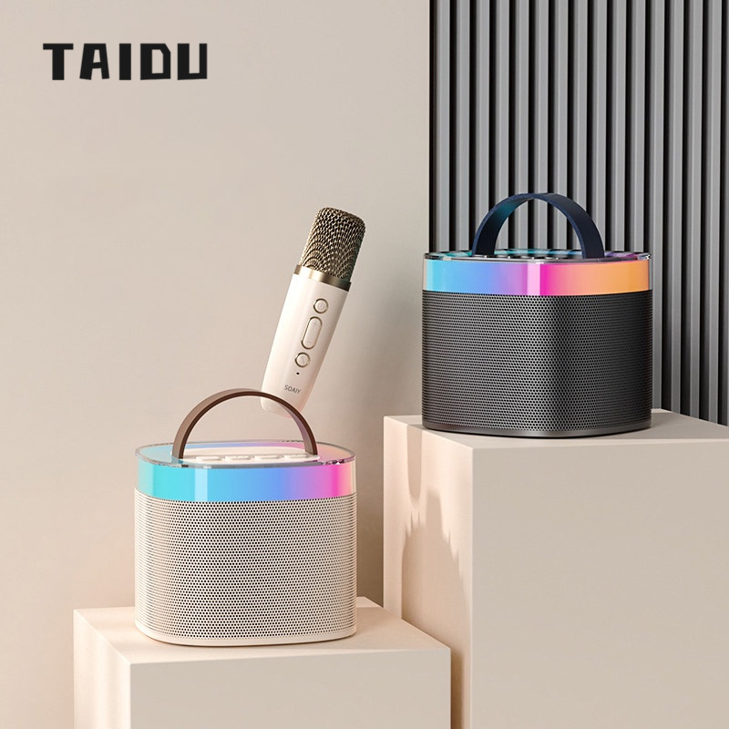 TAIDU Ericsson Loa bluetooth Tích Hợp Micro Và Âm Thanh Mini Di Động Hát karaoke KTV Ngoài Trời Cho Gia Đình