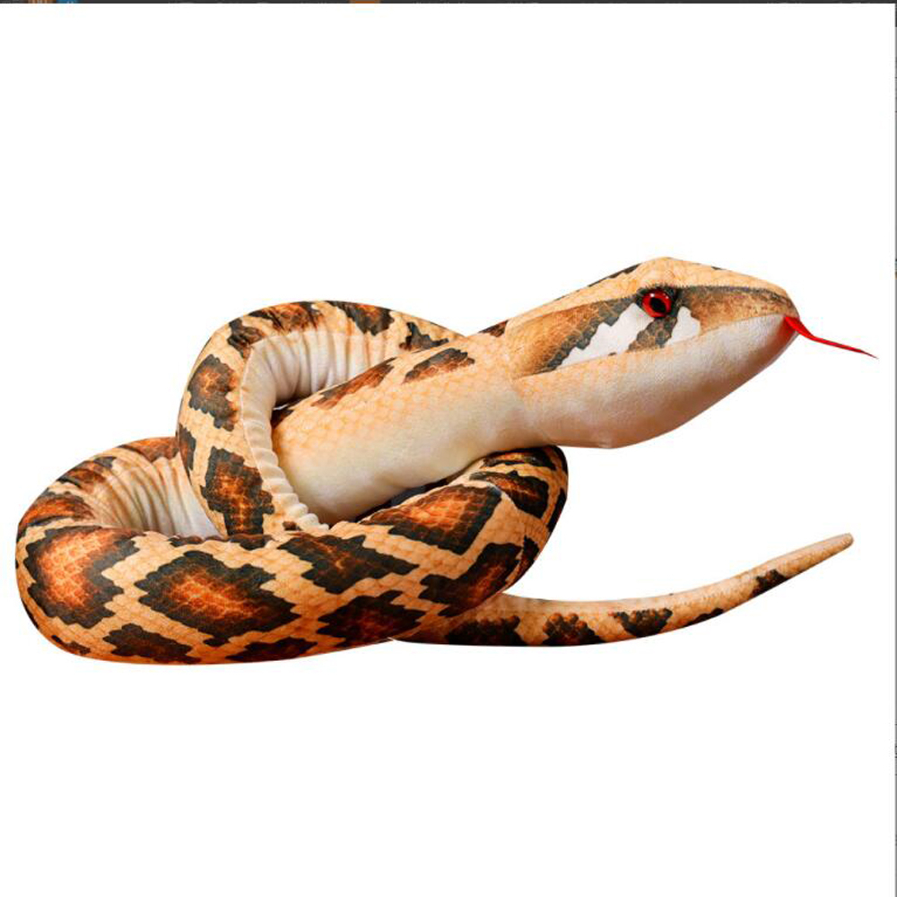 Đồ chơi nhồi bông Hình Rắn Hổ Mang Dễ Thương Cho Bé