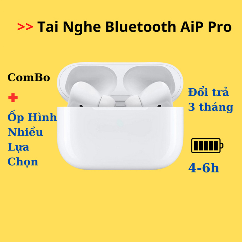 AP pro3 Tai nghe bluetooth không dây inpods13 không dây pin trâu định vị 4-6h đổi tên pekupo phụ kiện TWS I13/AIP Pro