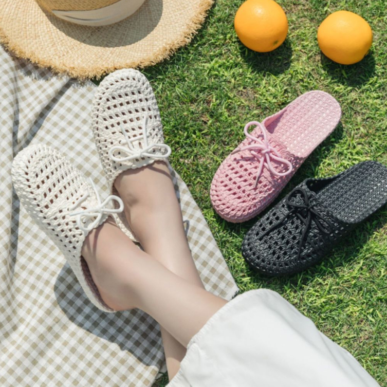 Dép Sandal Bít Mũi Chống Trượt Thời Trang Mùa Hè Cho Nữ