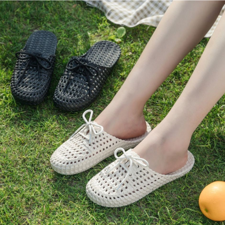 Dép Sandal Bít Mũi Chống Trượt Thời Trang Mùa Hè Cho Nữ