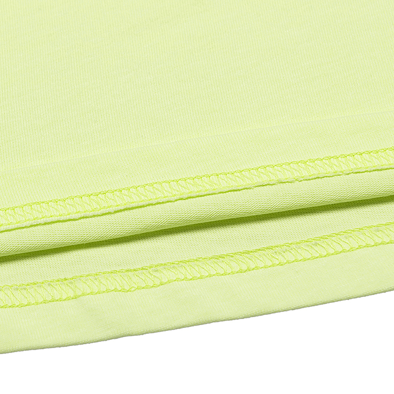 Áo Thun Cotton Cổ Tròn Tay Ngắn In Chữ p-lm-Pure Màu Xanh Lá Dạ Quang Phong Cách Đường Phố Cho Nam Và Nữ