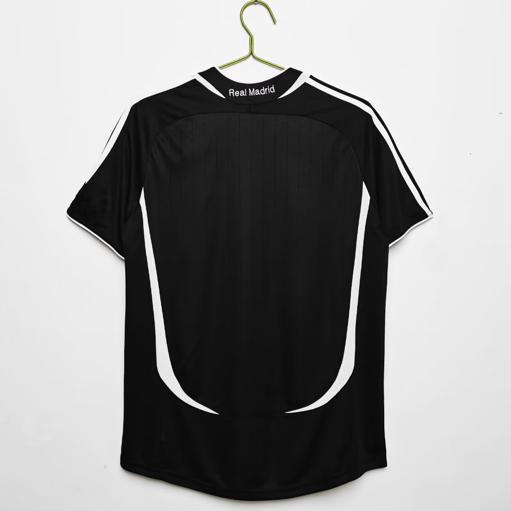 R. Áo Thun Bóng Đá Tay Dài / Ngắn Phong Cách Vintage Madrid 2006-07 Size S-2XL（T-shirt only）