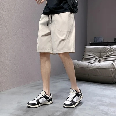 Quần Short Dây Rút Màu Trơn Phong Cách Thể Thao Thời Trang Mùa Hè Mới Cho Nam