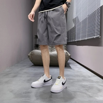 Quần Short Dây Rút Màu Trơn Phong Cách Thể Thao Thời Trang Mùa Hè Mới Cho Nam