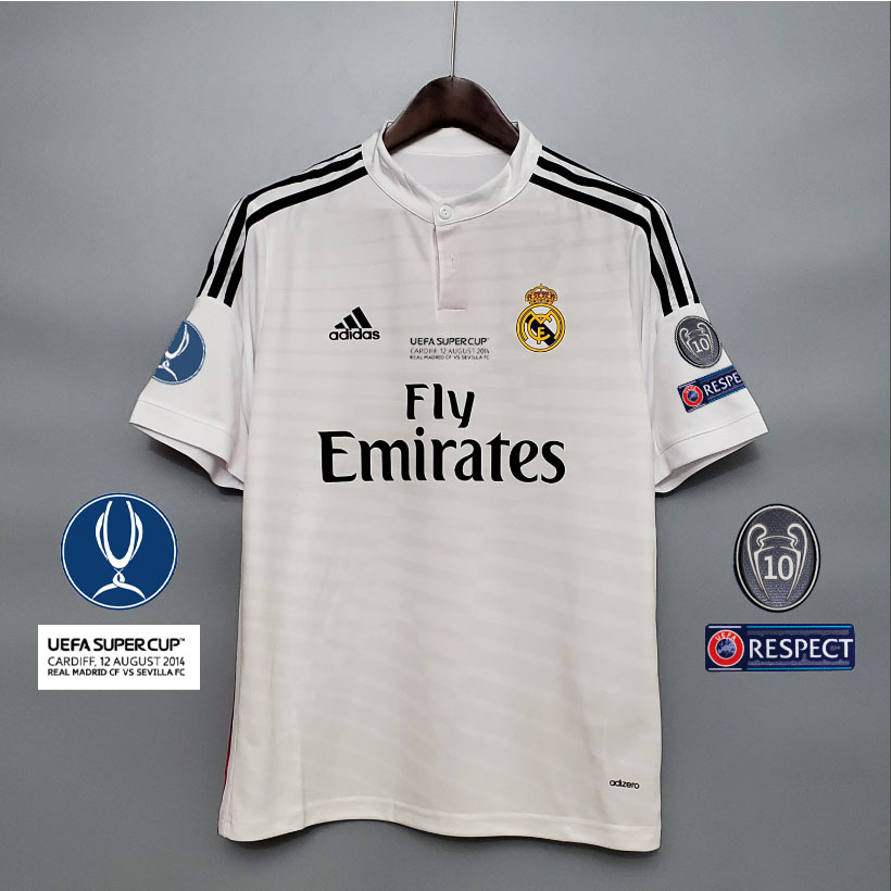 Áo Bóng Đá Số S-2XL Đội Tên Và Số Trong Nhà Real Madrid 14 / 15