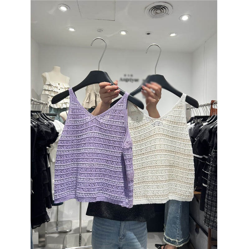 Áo Cardigan Dệt Kim Họa Tiết Kẻ Sọc Phong Cách Hàn Quốc Thời Trang Mùa Hè Quyến Rũ