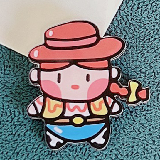 Móc Khóa Acrylic Hình Gấu Dâu Tây Hoạt Hình Dễ Thương