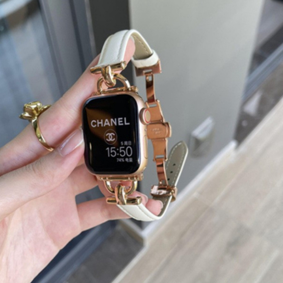 Dây Đeo Bằng Da Dành Cho iWatch 45mm 41mm 44mm 42mm 49mm iWatch 8 7 6 SE 5