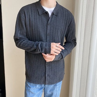 Áo Khoác Cardigan Dệt Kim Mỏng Dáng Ôm Màu Sắc Nhẹ Nhàng Size M-3xl Thời Trang Mùa Thu Cho Nam