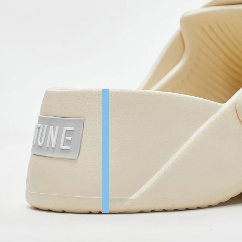 Dép Nhựa EVA Đế Dày Tăng Chiều Cao Thoải Mái Màu Trơn Thời Trang Mùa Hè Cho Nam Và Nữ