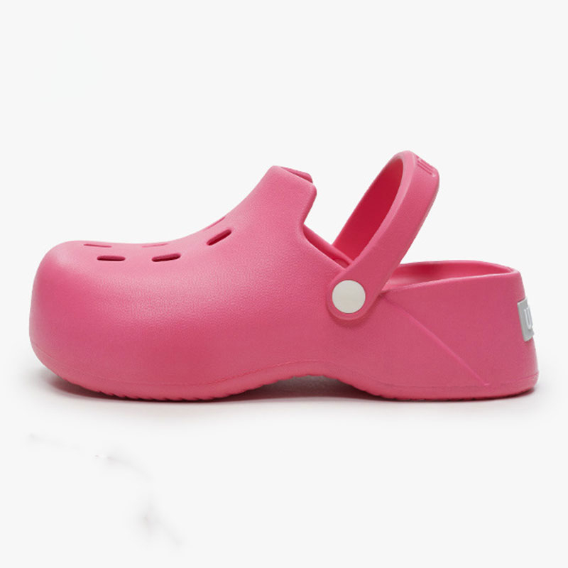 Dép Nhựa EVA Đế Dày Tăng Chiều Cao Thoải Mái Màu Trơn Thời Trang Mùa Hè Cho Nam Và Nữ