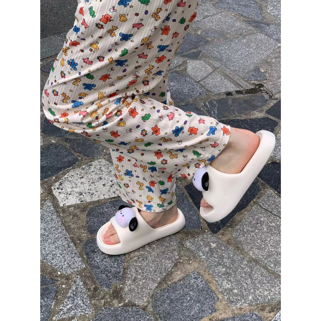 🔥đế cao 3cm🔥Dép bánh mì nữ sandal Đáy dày chống trượt chống nước Phim hoạt hình dễ thương
