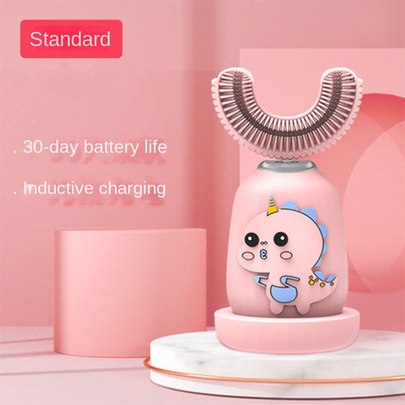 Bàn Chải Đánh Răng Điện Siêu Âm Hình Chữ U Cho Bé