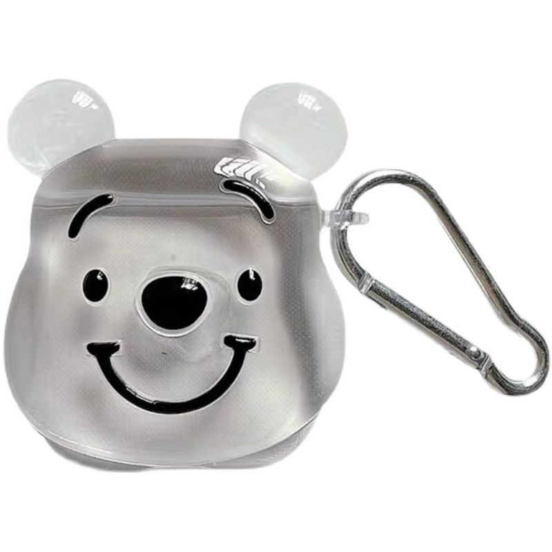 Ốp Hộp Đựng Tai Nghe Nhét Tai Silicon Hình Gấu Pooh Cho Airpods 3 2 1 pro pro2 Airpods 1 / 2 / 3 / pro / pro2