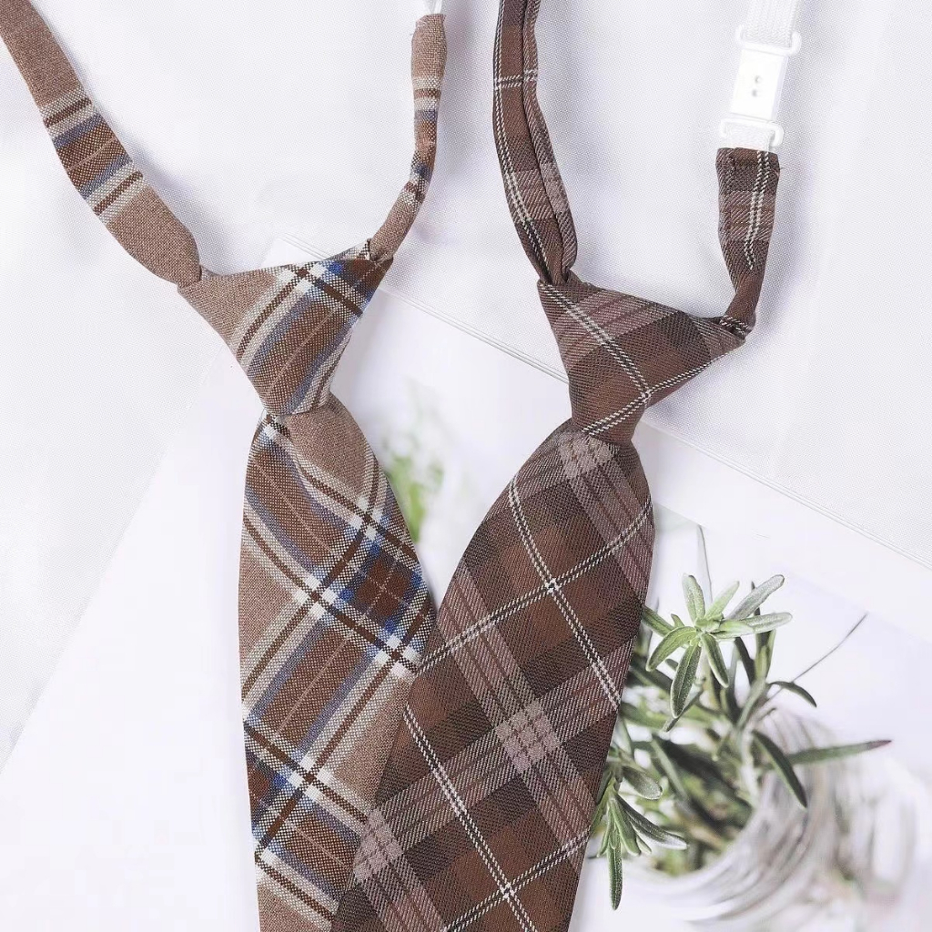 Cà Vạt Họa Tiết Kẻ Sọc Phong Cách Retro Thời Trang Cho Nam Nữ