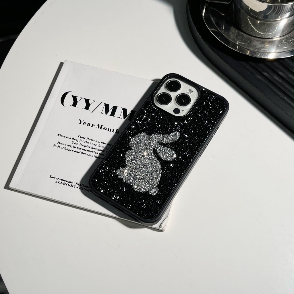 Ốp Điện Thoại Họa Tiết Chú Thỏ Thời Trang Chống Sốc Cho iPhone 14Promax 14Pro 14 13Promax 13Pro 13 12Promax 12Pro 12