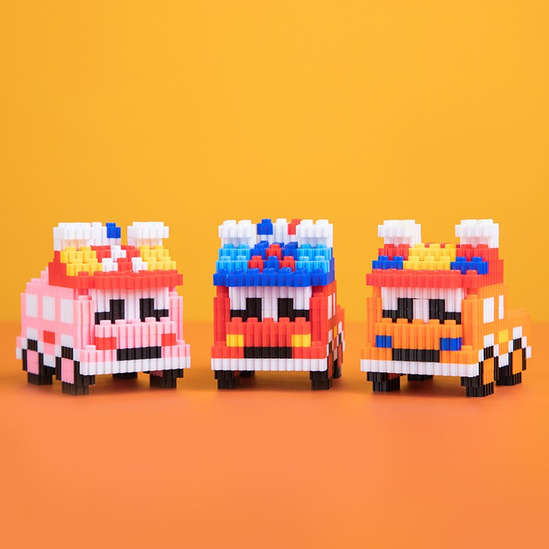 Đồ Chơi Lắp Ráp Mô Hình Xe Hơi Hoạt Hình mini Dễ Thương Có Nhiều Mẫu Mã Đa Dạng