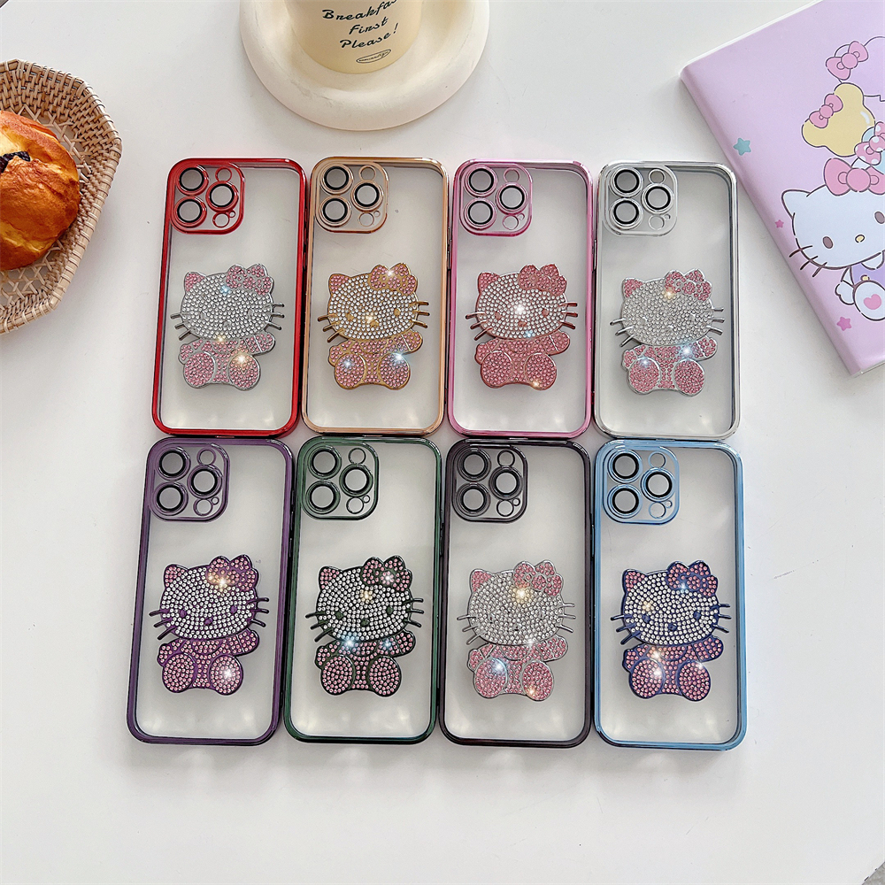 Ốp Điện Thoại Dẻo Mạ Màu Gradient Lấp Lánh Sang Trọng Cho iPhone 14 Pro Max 14 Plus 13 Pro Max