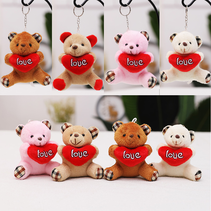 Gấu Bông Bằng Cotton PP Mềm Mại Mini Dùng Làm Quà Tặng Valentine