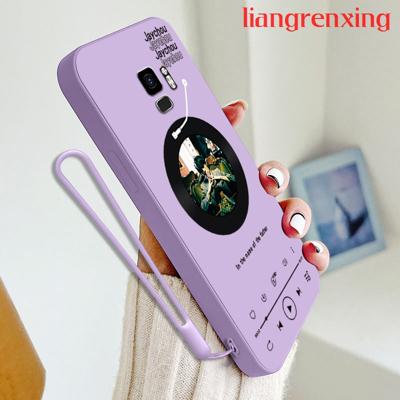 ốp lưng samsung s9 plus samsung s9 Ốp Điện Thoại Silicon Mềm Chống Sốc Mạ Điện Họa Tiết Nốt Nhạc Cho samsung s9 plus samsung s9 Ytyyz01 viền vuông cute