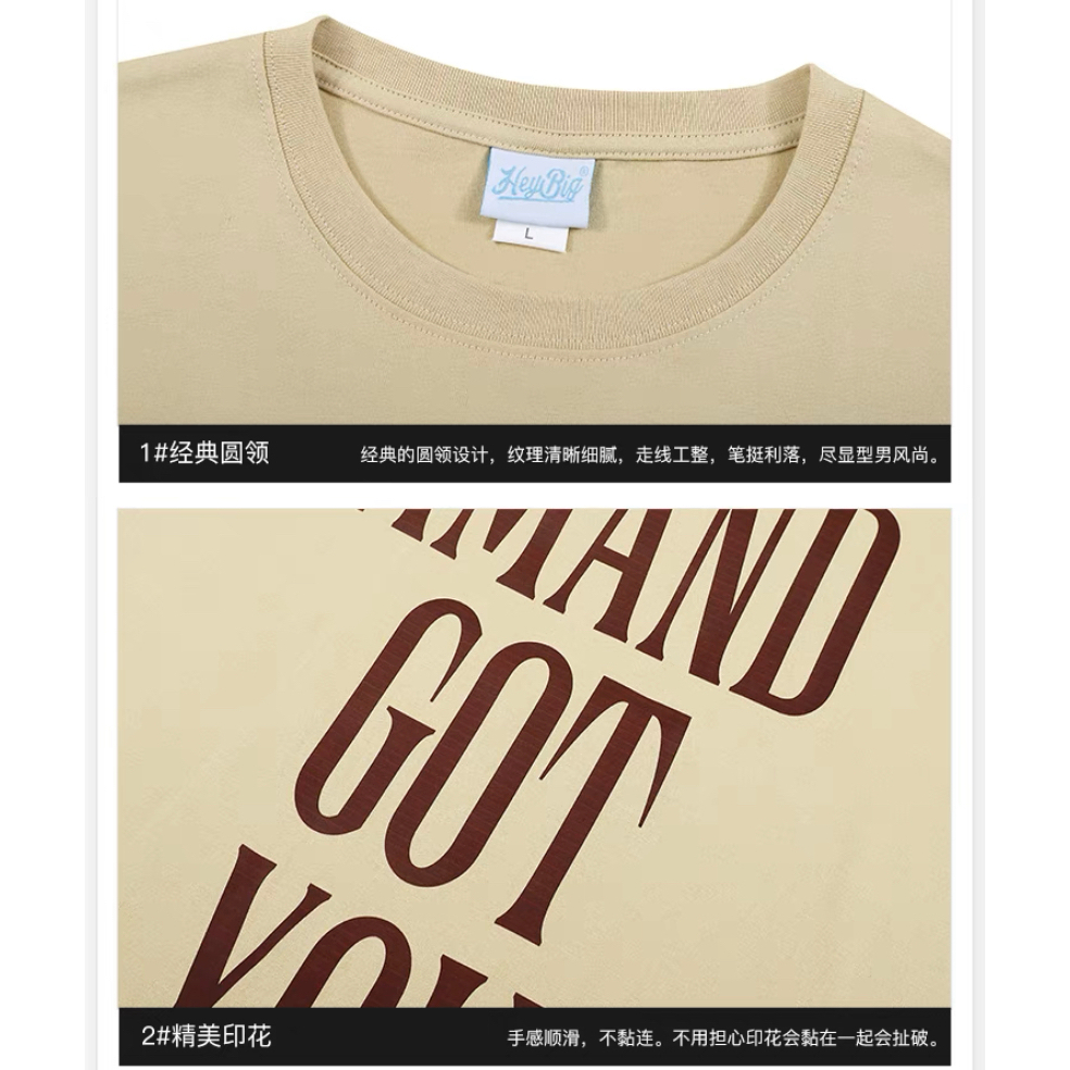 NELLY Áo Thun Cotton Tay Ngắn Dáng Rộng Thời Trang Unisex Cho Nam Và Nữ 10365