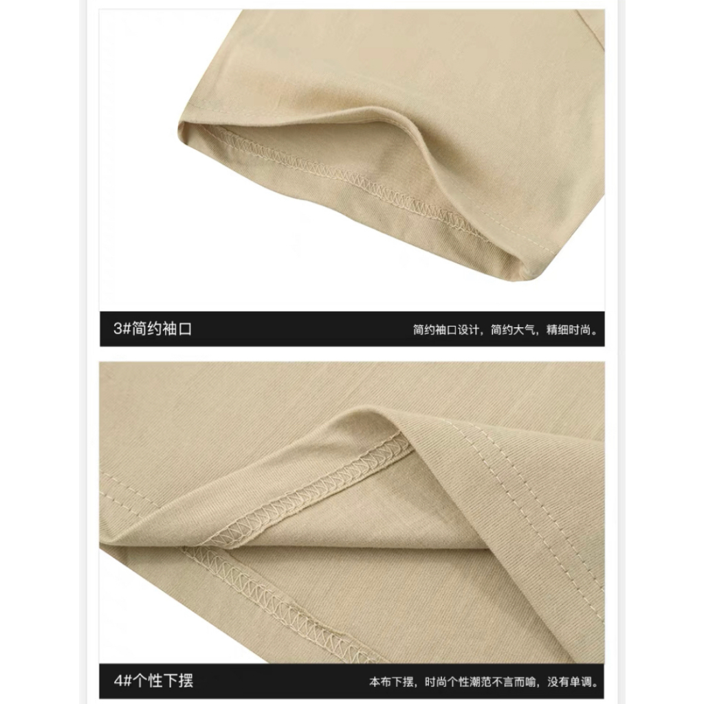 NELLY Áo Thun Cotton Tay Ngắn Dáng Rộng Thời Trang Unisex Cho Nam Và Nữ 10365