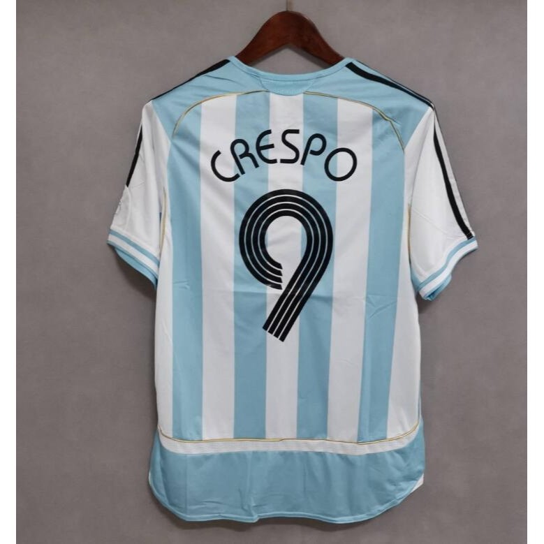 Áo Bóng Đá Phong Cách Đội Tuyển Argentina 2006 Size S-XXL