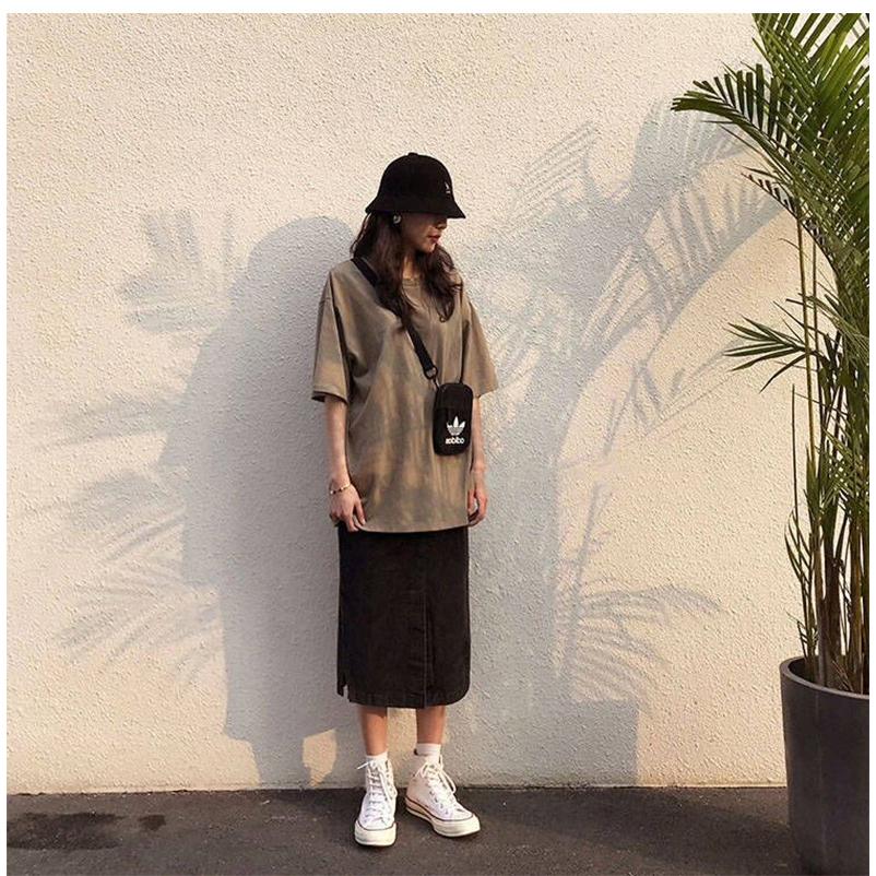 Áo Thun Nữ Cổ Tròn Ngắn Tay Thêu Hoa Phong Cách Hàn Quốc Mới