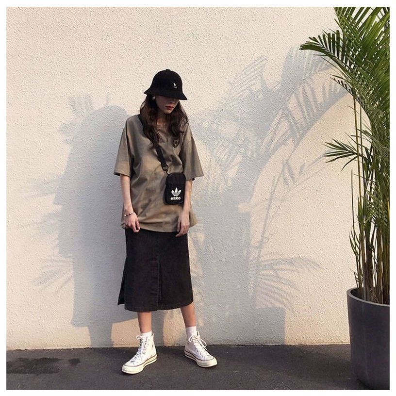 Áo Thun Nữ Cổ Tròn Ngắn Tay Thêu Hoa Phong Cách Hàn Quốc Mới