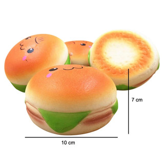 Đồ chơi Squishy hình bánh Hamburger 10cm