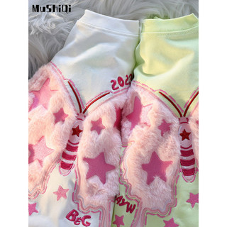 Áo Thun cotton Ngắn Tay Cổ Tròn Thêu Họa Tiết Thời Trang Cho Nữ