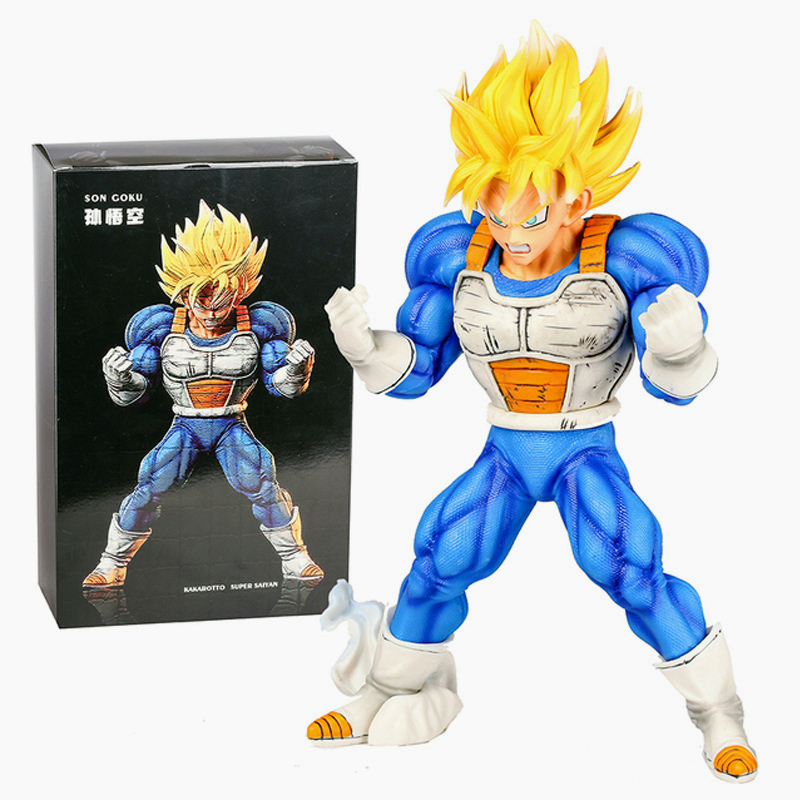 Đồ trang trí Nhân Vật Son Goku Dragon Ball Z 25cm Bằng Pvc