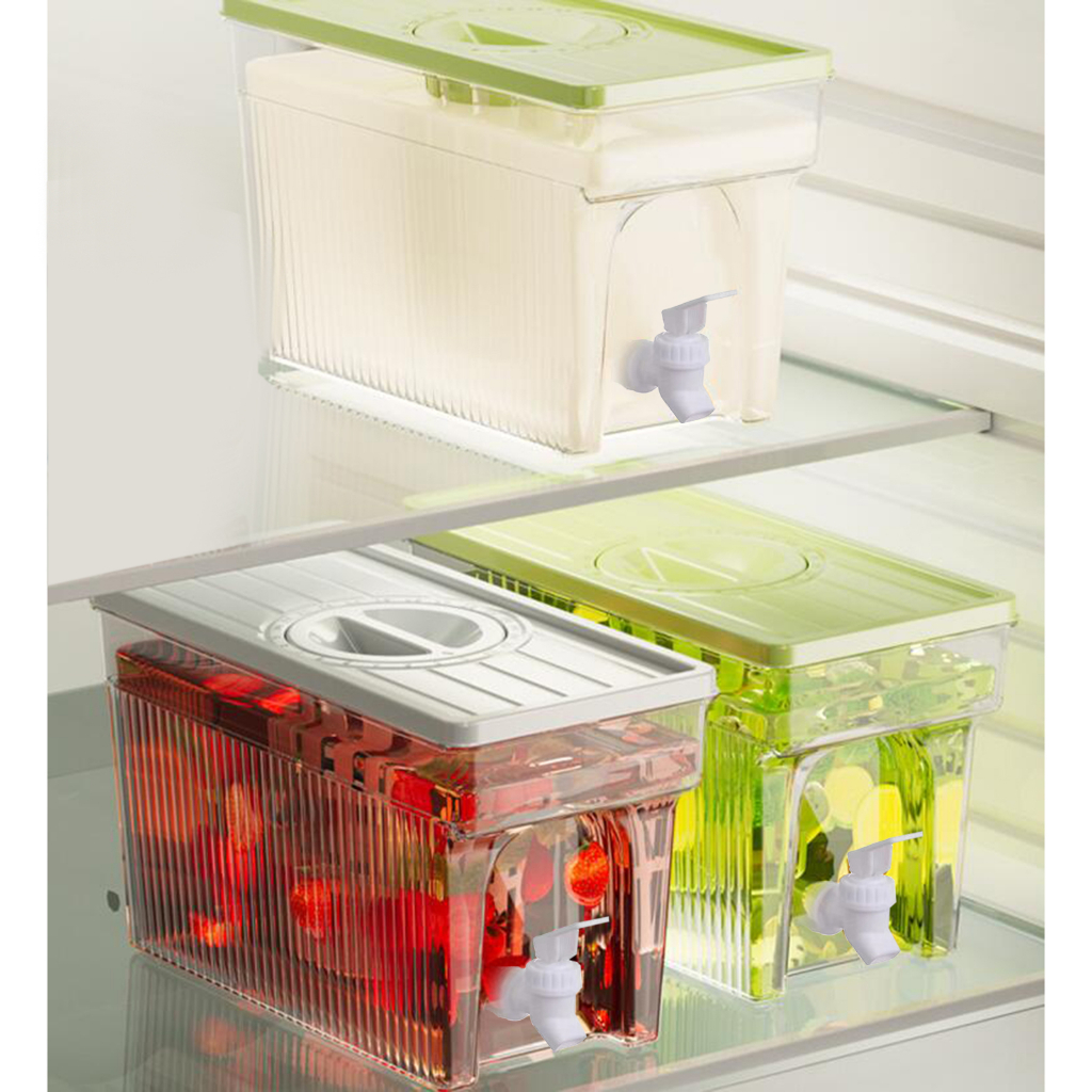 Bình Đựng Nước Uống 2 Ngăn Chống Rò Rỉ Cho Nhà Bếp