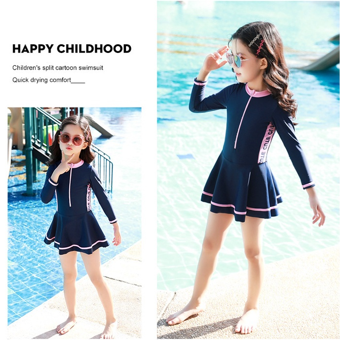 Đồ Bơi Một Mảnh Cho Bé Gái Hzffc0046