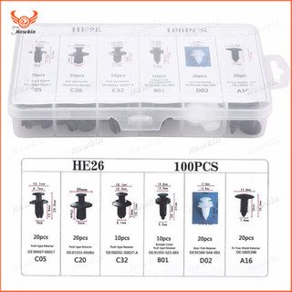 Set 100 Đinh Tán Phụ Tùng Cao Cấp Cho Xe Ô Tô