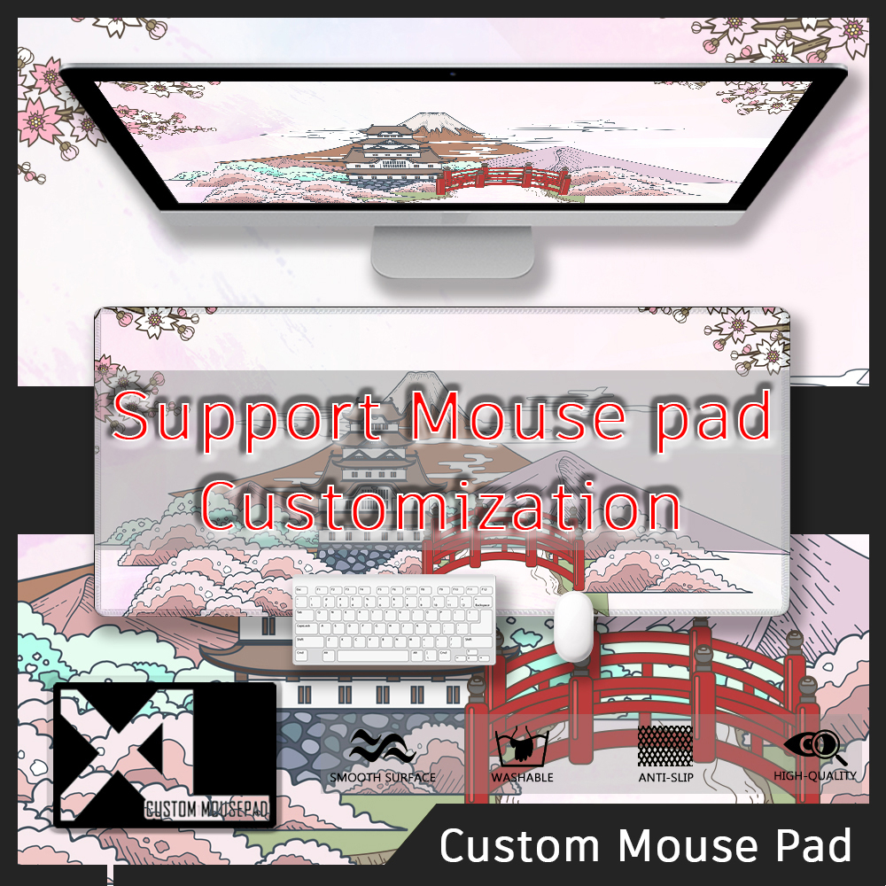 Tấm Lót Chuột Và Bàn Phím Máy Tính Bằng Cao Su Thêu Hình Ngôi Sao Cỡ Lớn Tùy Chỉnh Tiện Dụng