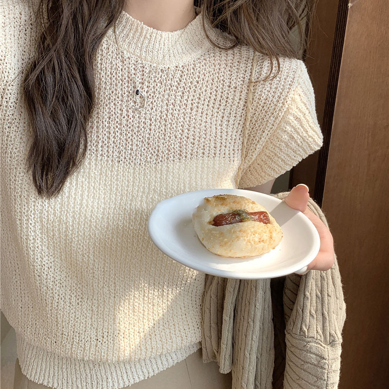 Áo Thun Nữ Ngắn Tay Cổ Tròn Phong Cách Hàn Quốc Thời Trang Mùa Hè Mới 2023