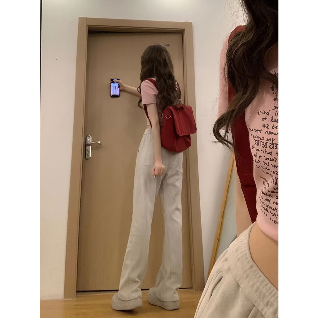 Áo Thun Croptop In Họa Tiết Thời Trang Hàn Quốc Cho Nữ