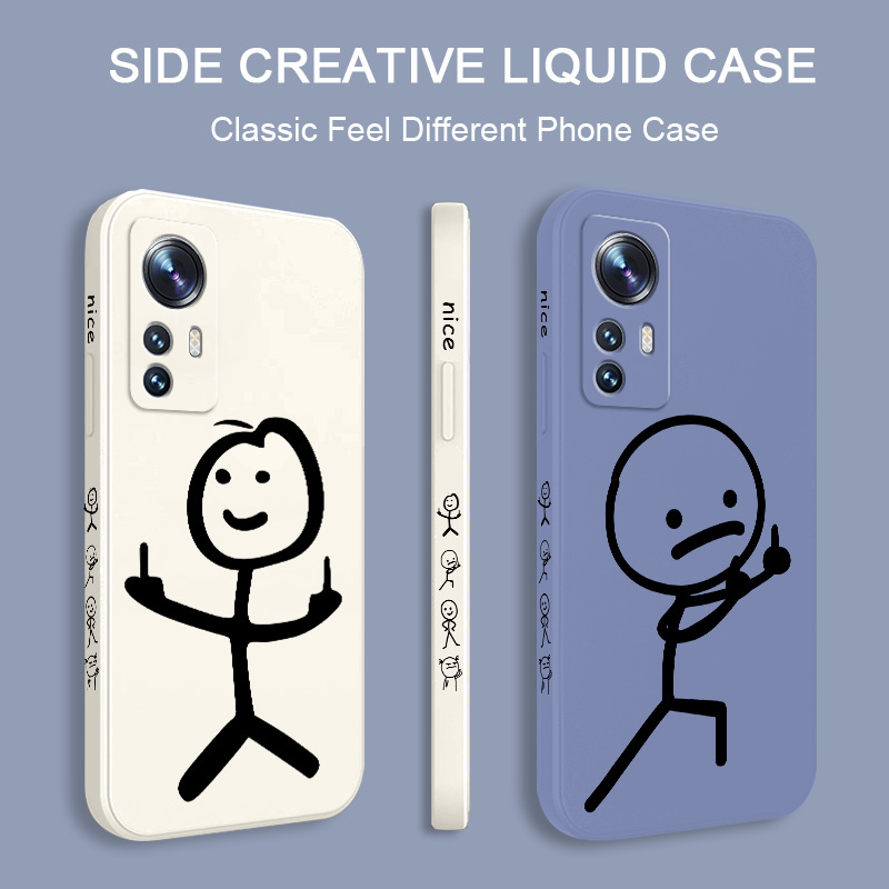 Ốp Điện Thoại Họa Tiết Line Man Cho Xiaomi Mi 12S 12 11 12X Pro Lite Ultra 11Lite