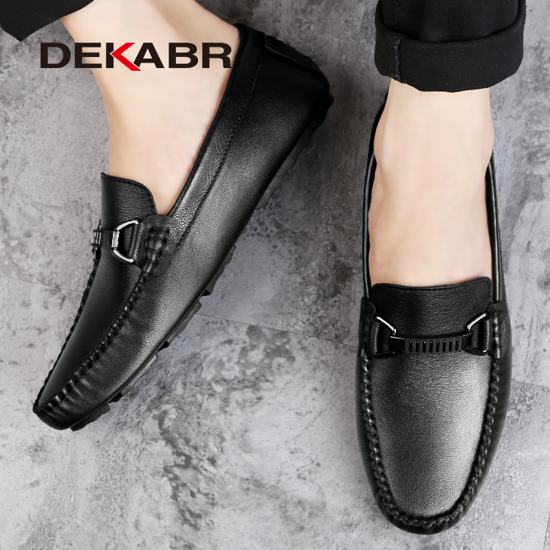 Giày Lười Da Lộn Thời Trang Sang Trọng Cho Nam