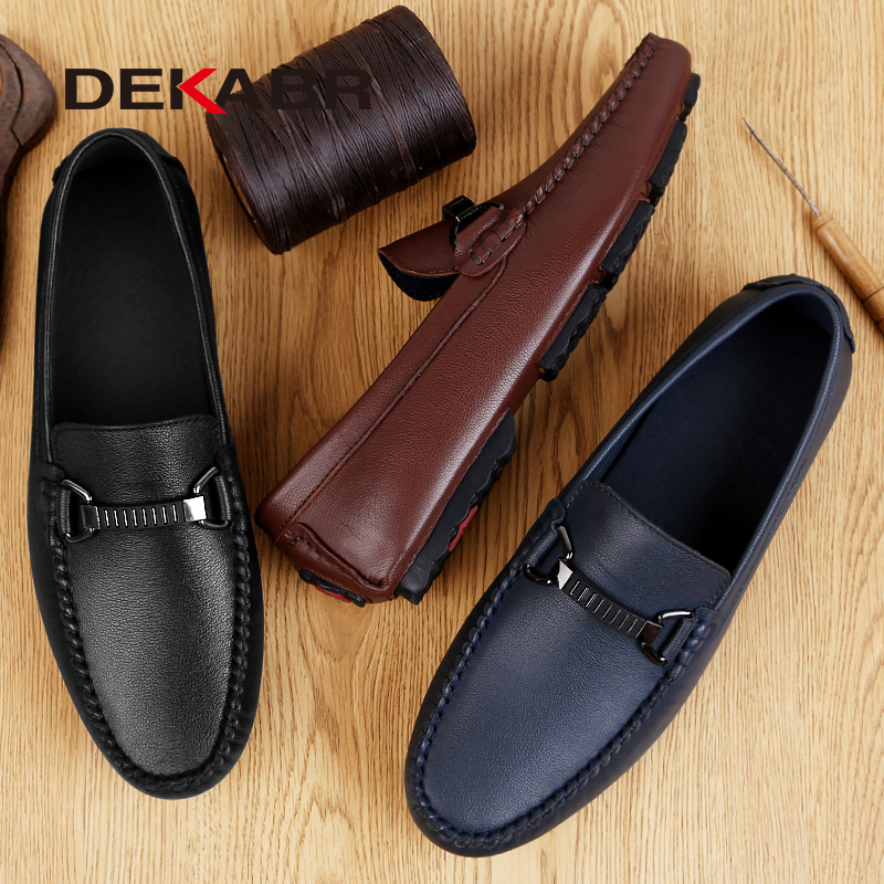 Giày Lười Da Lộn Thời Trang Sang Trọng Cho Nam