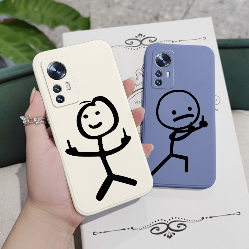 Ốp Điện Thoại Họa Tiết Line Man Cho Xiaomi Mi 12S 12 11 12X Pro Lite Ultra 11Lite