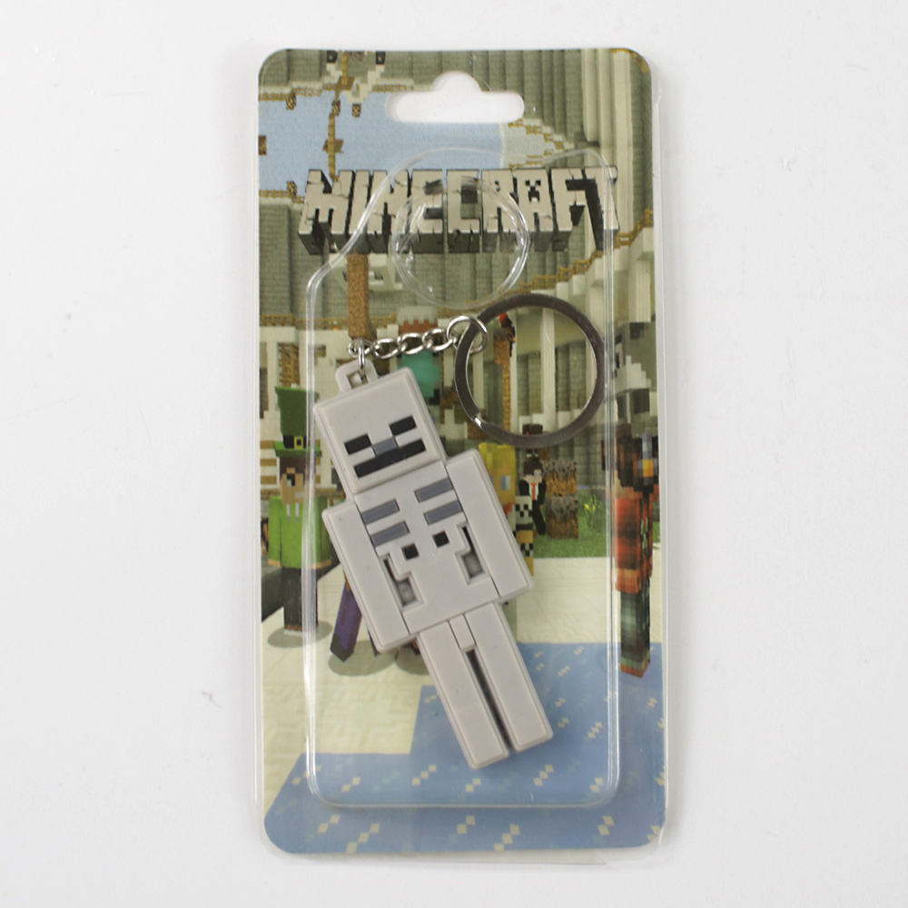 Móc Khóa Gắn Mô Hình Nhân Vật Steve Herobrine Zombie 7cm