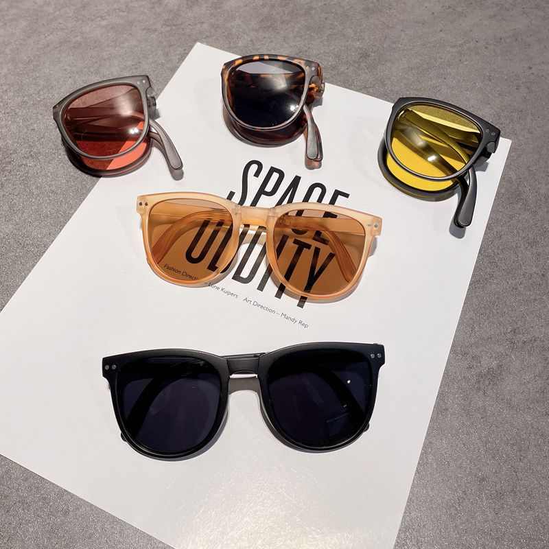 Kính Mát Tròng Tròn Nhiều Màu Sắc Chống Tia UV Thời Trang Hàn Quốc Cho Bé Trai Và Gái