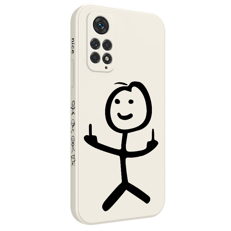 Ốp Điện Thoại Họa Tiết Line Man Cho Xiaomi Redmi Note 11S 11 11T Pro Plus 4G 5G